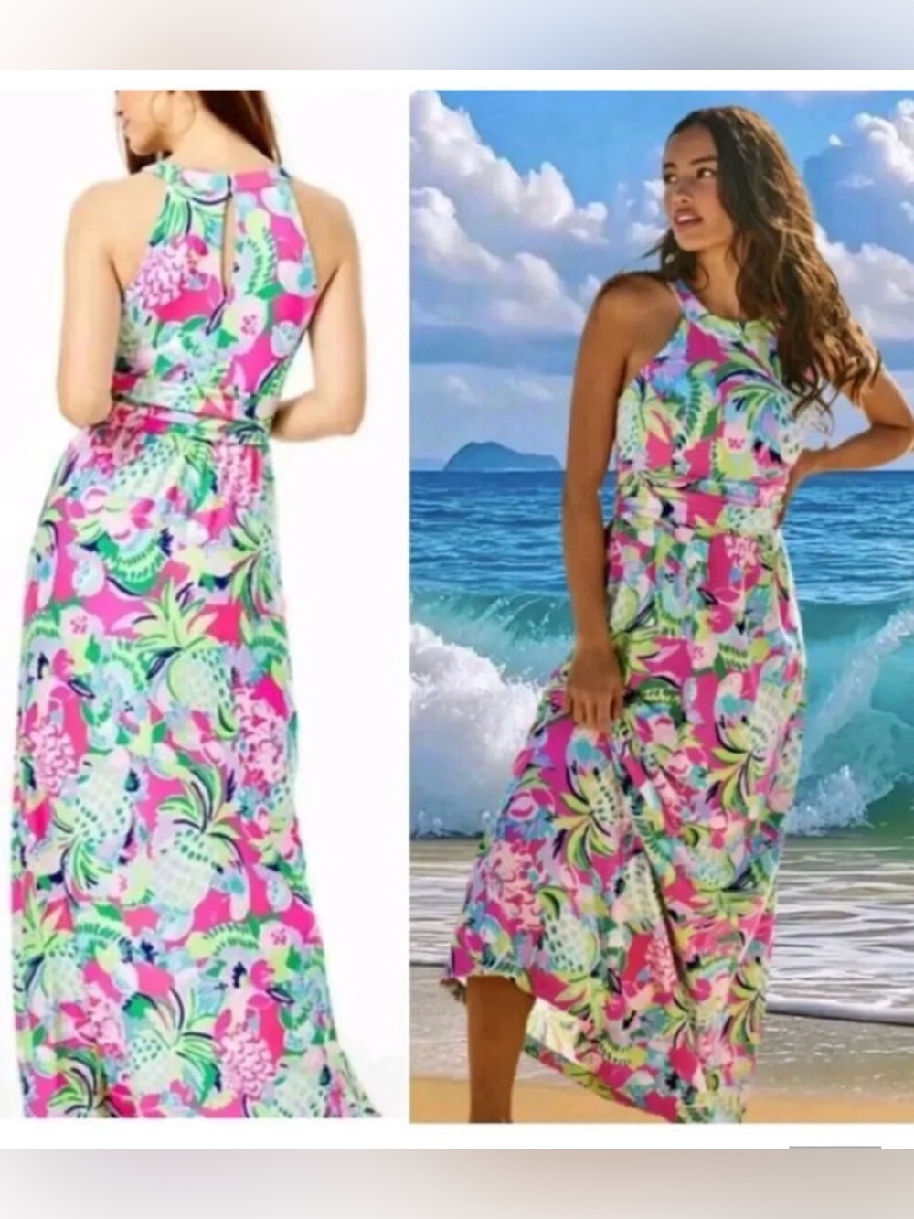 NWT Lilly Pulitzer Tallulah Maxi Dress - Picture 2 of 6